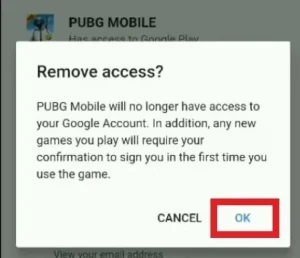 How to remove your google account from pubg